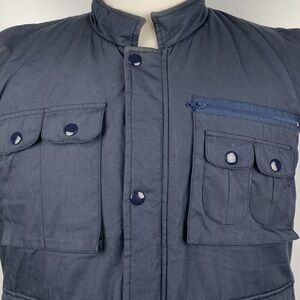 Men's Navy Jacket weeds vest